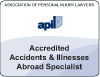 Accidents and illnesses abroad specialist lawyer