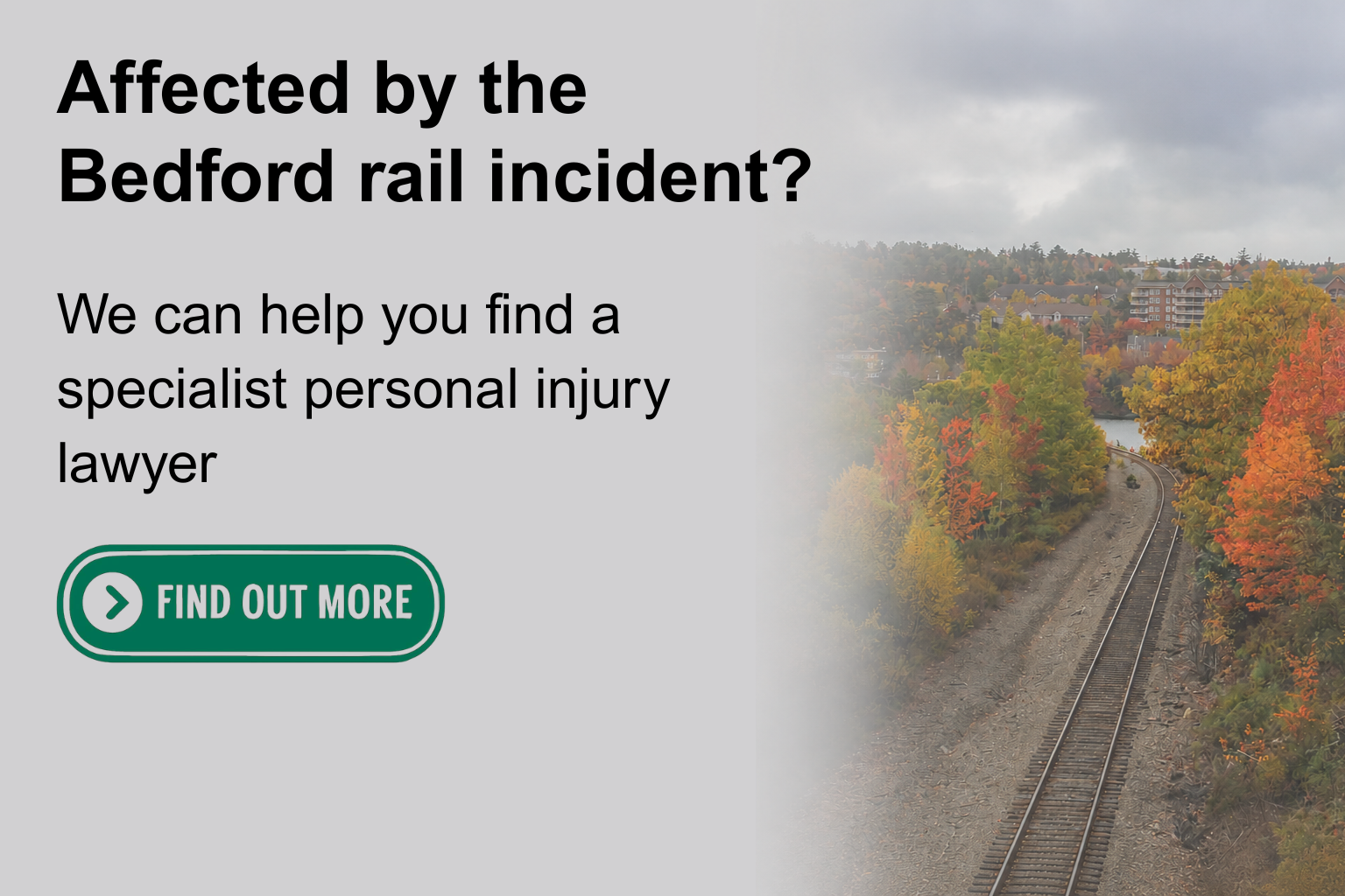 Affected by the Bedford rail incident?