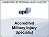 Military injury specialist lawyer